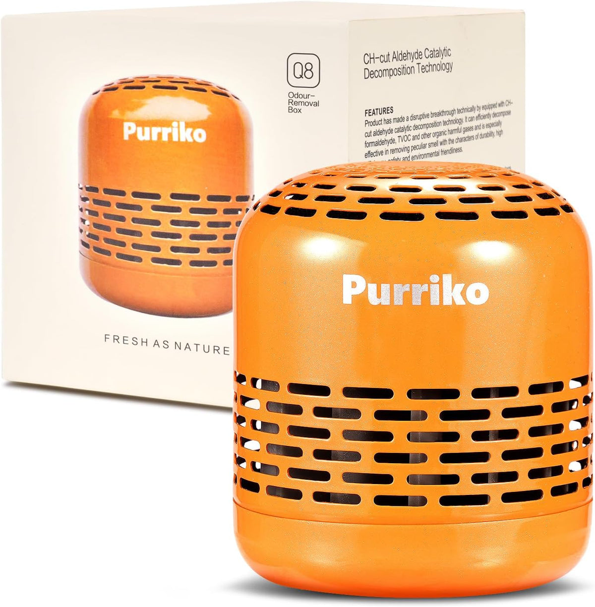 Purriko Refrigerator Deodorizer, Long-Lasting Fridge Odour Eliminator - TRY PURRIKO